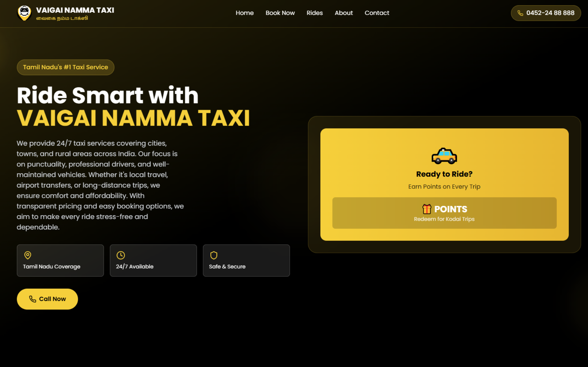 Vaigai Namma Taxi cover